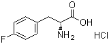 对氟-D-苯丙氨酸盐酸盐分子式结构图