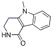 2,3,4,5-四氢-5-甲基-1H-吡啶并[4,3-b]吲哚-1-酮分子式结构图