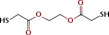 二巯基乙酸乙二醇酯分子式结构图