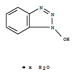 1-羟基苯并三唑水合物分子式结构图