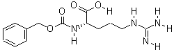 CBZ-L-精氨酸分子式结构图