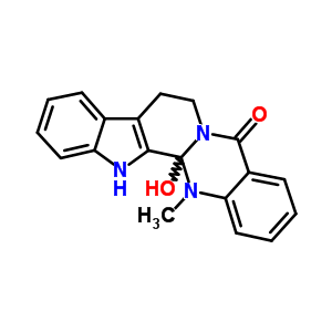 羟基吴茱萸碱分子式结构图