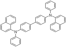 N,N'-二苯基-N,N'-(1-萘基)-1,1'-联苯-4,4'-二胺分子式结构图