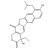 拓扑替康分子式结构图