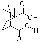 D-樟脑酸分子式结构图