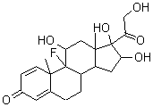 曲安西龙分子式结构图