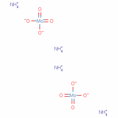 八钼酸铵分子式结构图