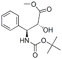 (2R,3S)-N-叔丁氧羰基-3-苯基异丝氨酸甲酯分子式结构图