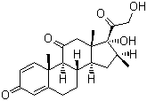 甲基泼尼松分子式结构图