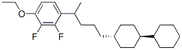 戊基双环己基-2,3-二氟苯乙醚分子式结构图