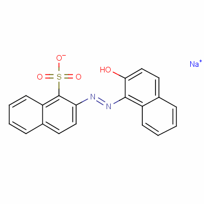 颜料红49分子式结构图