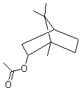 乙酸异龙脑酯分子式结构图