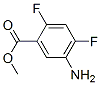 5-氨基-2,4-二氟苯甲酸甲酯分子式结构图