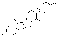 萨洒皂草配基分子式结构图