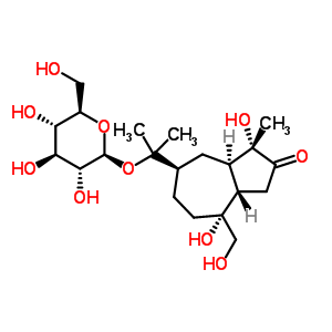 苍术苷A分子式结构图