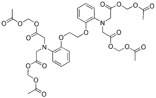 1,2-双(2-氨基苯氧基)乙烷-N,N,N`,N`-四乙酸四乙酸甲酯分子式结构图