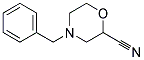 4-苄基-吗啉-2-甲腈分子式结构图