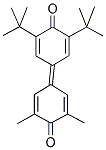 3,5-二甲基-3',5'-二叔丁基-4,4'-联苯醌分子式结构图