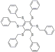 六(苄基硫代)苯分子式结构图