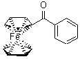 苯甲酰二茂铁分子式结构图