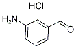 3-氨基-苯甲醛 盐酸盐分子式结构图