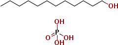 月桂基磷酸单酯分子式结构图