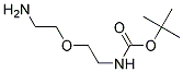 [2-(2-氨基乙氧基)乙基]氨基甲酸叔丁酯分子式结构图