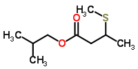 3-甲硫基丁酸异丁酯分子式结构图