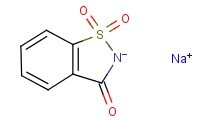 糖精钠分子式结构图