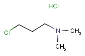 3-(N,N-二甲基)氨基-1-氯丙烷,盐酸盐分子式结构图