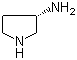 (S)-3-氨基吡咯烷分子式结构图