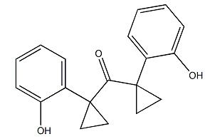 2-羟基苯基双环丙基酮分子式结构图