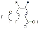 3-二氟甲氧基-2,4,5-三氟苯甲酸分子式结构图