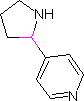 2-(吡啶-4)-吡咯烷分子式结构图