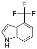 4-三氟甲基吲哚分子式结构图