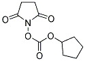 N-(环戊氧基羰氧基)琥珀酰亚胺分子式结构图