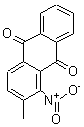 1-硝基-2-甲基蒽醌分子式结构图