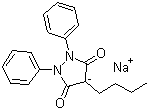 保泰松钠分子式结构图