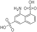 8-氨基萘-1,6-二磺酸分子式结构图