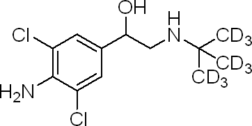 克伦特罗分子式结构图