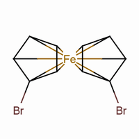 1,1'-二溴二茂铁分子式结构图