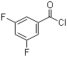 3,5-二氟苯甲酰氯分子式结构图