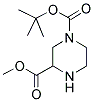 1--BOC-3-哌嗪甲酸甲酯分子式结构图