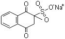 甲萘醌亚硫酸氢钠分子式结构图