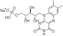 核黄素磷酸钠分子式结构图