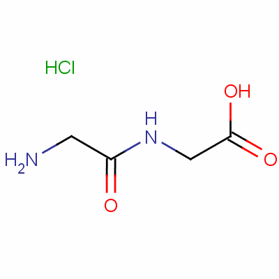 甘氨酰甘氨酸盐酸盐，98%分子式结构图