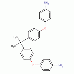 2,2-双[4-(4-氨基苯氧基)苯基]丙烷分子式结构图