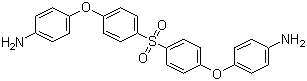 4,4'-双(4-氨基苯氧基)二苯砜分子式结构图