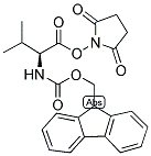 FMOC-L-缬氨酸羟基琥珀酰亚胺酯分子式结构图