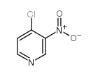 4-氯-3-硝基吡啶分子式结构图